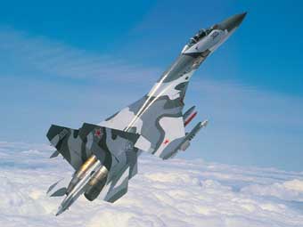 Истребитель Су-27. Фото компании "Сухой".