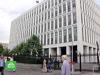 Здание МВД России. Кадр телеканала НТВ