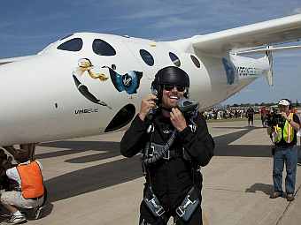 ������ ������� � ������� ������� �� ���� White Knight Two. ���� � ����� Virgin Galactic
