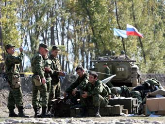 Российские военнослужащие в Южной Осетии. Фото ©AFP