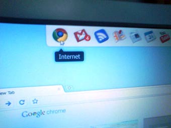 Один из опубликованных скриншотов Chrome OS. Иллюстрация с сайта mashable.com 
