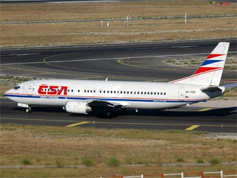 ������� Czech Airlines. ���� � ����� flightglobal.com