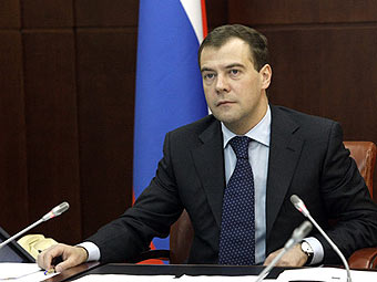 Дмитрий Медведев. Фото пресс-службы президента России 