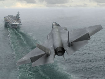 Истребитель F-35C. Изображение сайта www.air-attack.com