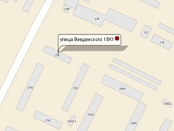 Район происшествия с сайта nakarte.ru