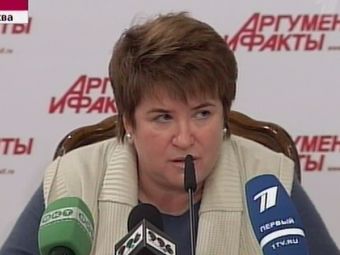 Любовь Глебова. Кадр "Первого канала", архив
