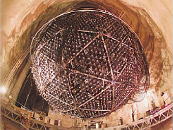 Японский детектор нейтрино Super-K. Фото U.S. Department of Energy Office of Science