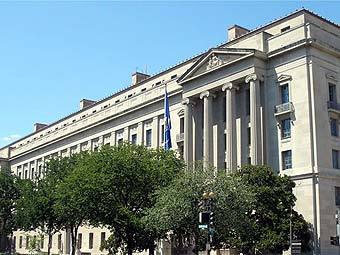 Здание министерства юстиции США. Фото пользователя Coolcaesar с сайта wikipedia.org