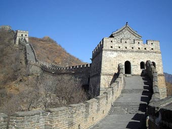 Великая Китайская стена. Фото Fabien Dany с сайта wikipedia.org
