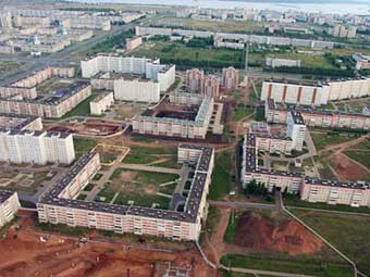Вид на Набережные Челны. Фото с сайта nabchelny.ru