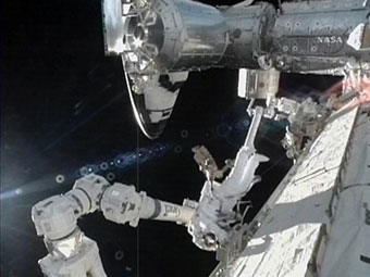 ���������� "���������" � �������� �������. ���� NASA TV, ���������� &copy;AFP