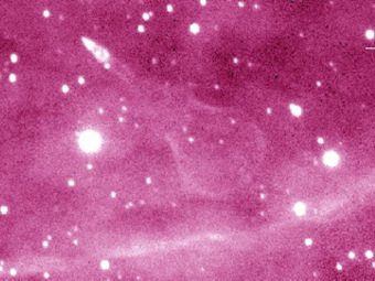 Туманность Гитара. Фото Palomar Observatory