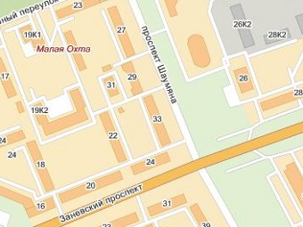 Район происшествия с сайта maps.yandex.ru