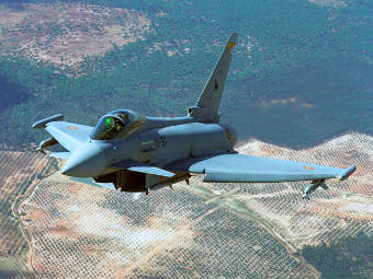 Eurofighter Typhoon ВВС Испании. Фото с сайта eurofighter.com