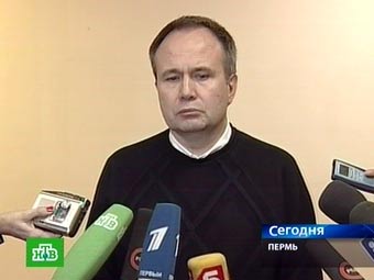 Олег Чиркунов. Кадр телеканала НТВ