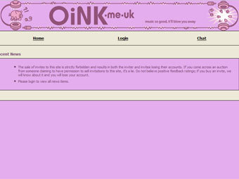   oink.me.uk  - WayBackMachine
