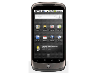 Nexus One. Изображение с официального сайта смартфона