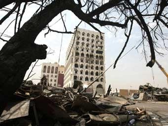 Место взрыва у министерства иностранных дел в Багдаде. Фото (c)AFP, архив Место взрыва у министерства иностранных дел в Багдаде. Фото (c)AFP, архив