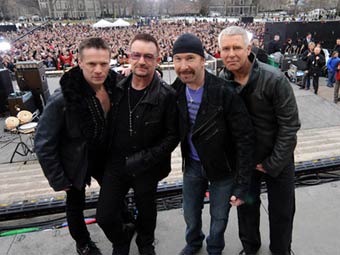 U2 приняли в Зал славы Playboy