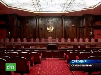 Зал заседаний Конституционного суда РФ. Кадр телеканала НТВ