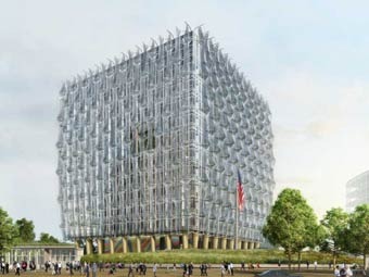 Американское посольство в Лондоне переедет в стеклянный куб