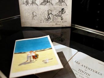 В Париже распродадут редкие рисунки создателя Тантана