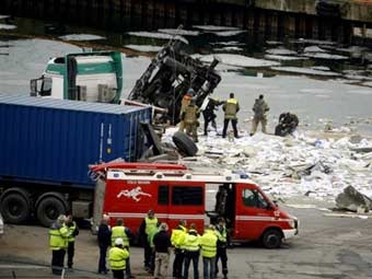 Место аварии поезда в Осло. Фото (c)AFP Место аварии поезда в Осло. Фото (c)AFP