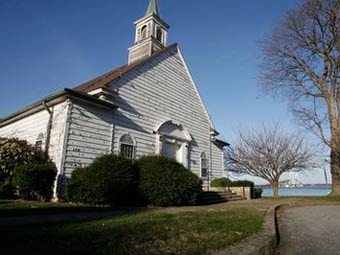 Церковь на спорной 
 территории. Фото ©AP
