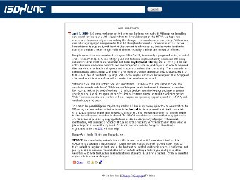 �������� "������" ������ IsoHunt