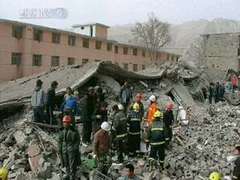 Число жертв землетрясения в Китае составило 589 человек