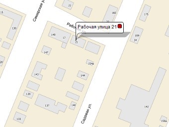 Район происшествия. Изображение с сайта nakarte.rambler.ru
