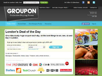 Главная страница groupon.com
