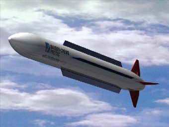Ракета на гелевом топливе. Изображение с сайта bayern-chemie.com