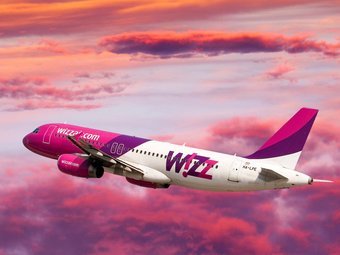 Самолет Wizzair. Фото с сайта авиакомпании Самолет Wizzair. Фото с сайта авиакомпании