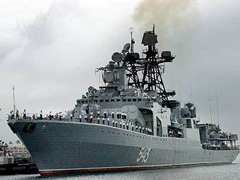 Большой противолодочный корабль "Маршал
Шапошников". Фото ВМФ России