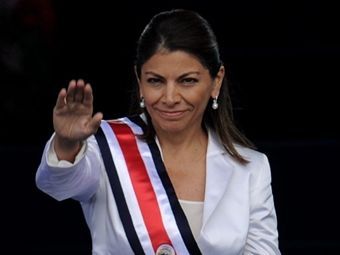 Первая женщина-президент Коста-Рики вступила в должность