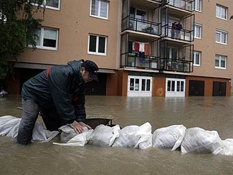 Наводнение в Венгрии. Фото (c)AFP Наводнение в Венгрии. Фото (c)AFP