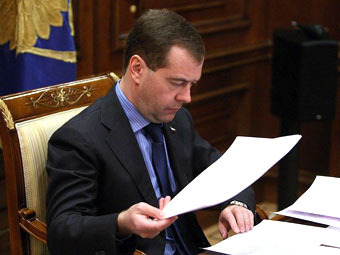 Дмитрий Медведев. Фото пресс-службы президента России 