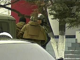 Сотрудники МВД Карачаево-Черкесии. Кадр "Первого канала", архив 