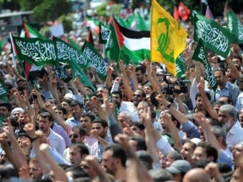 Антиизраильский митинг в Стамбуле, фото (c)AFP Антиизраильский митинг в Стамбуле, фото (c)AFP