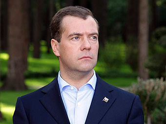 Дмитрий Медведев. Фото пресс-службы президента России 