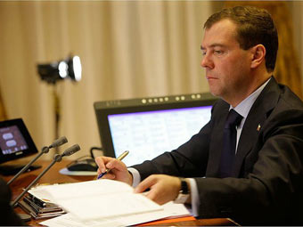 Дмитрий Медведев. Фото пресс-службы президента России 