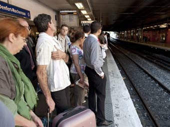Забастовка во Франции нарушила железнодорожное сообщение