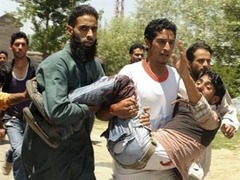Полиция расстреляла демонстрацию в Кашмире