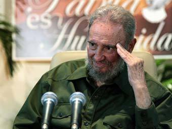 Фидель Кастро на торжествах 26 июля. Фото, переданное ©AFP