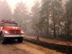 В Подмосковье сгорело имущество ВДВ