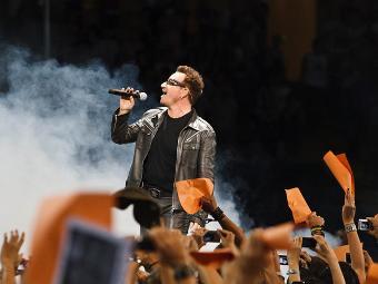 U2 представили новые песни на первом после перерыва концерте