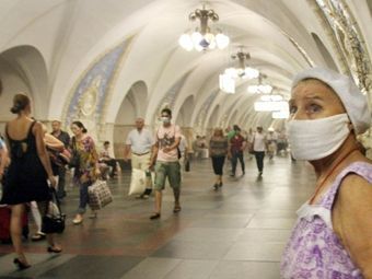 Пассажиры московского метро. Фото ©AFP
