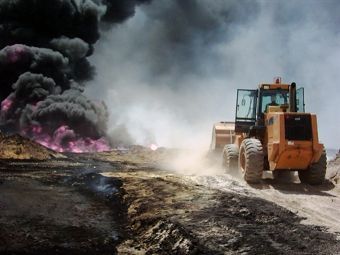 Теракт на нефтепроводе Киркук-Джейхан. Архивное фото (c)AFP Теракт на нефтепроводе Киркук-Джейхан. Архивное фото (c)AFP