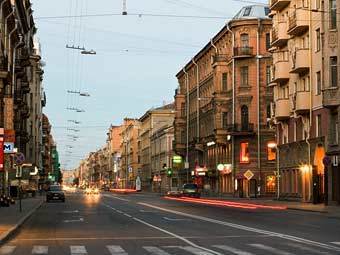 Улица Восстания в Санкт-Петербурге. Фото George Shuklin с сайта wikipedia.org